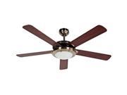 Design House 154336 Eastport 52 in. Ceiling Fan Light Satin Nickel