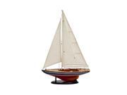Benzara 71595 Attractive Miniature Wood Sailing Ship