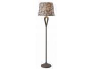 Kenroy Home 32686GRY Parfume Floor Lamp Grey