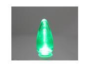 Queens of Christmas C9 DIM RETRO GR S C9 DIM RETRO GR S C9 Dimmable Smooth Green LED Retrofit Lamp with 5 internal LEDs and an E17 Base