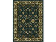 Radici 460 1133 ROYAL BLUE Castello Rectangular Royal Blue Traditional Italy Area Rug 2 ft. 2 in. W x 7 ft. 7 in. H
