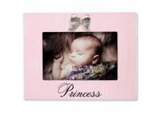 Lawrence Frames 545764 Wash Princess Picture Frame Bow Ornament Pink 0.67 in.