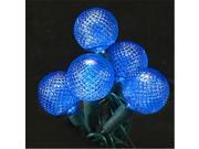 Winterland C 25G25BL 6G 25 Count Commercial Grade Faceted G25 Blue LED On Green Wire