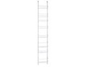Closetmaid 123100 Adjust Wall Rack 8 Tier White 12 In.