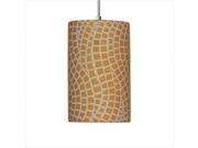A19 PM20302 SY Channels Pendant Sunflower Yellow Sunflower Yellow Mosaic Collection