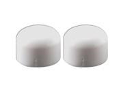 Ldr Industries 5033140 White Round Bolt Caps Pack of 5
