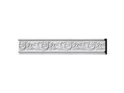 Ekena Millwork MLD07X01TY 7 in. H x 1 in. P x 96 in. L Tyrone Scroll and Flowers Frieze