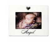 Lawrence Frames 545864 Wash Angel Picture Frame Heart Ornament White 0.67 in.