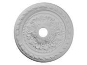 Ekena Millwork CM23PM 23.62 in. OD x 3.62 in. ID x 1.62 in. P Architectural Accents Palmetto Ceiling Medallion