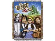 Northwest 1WBS 05200 0001 RET Wizard Of Oz Group Tapestry Throw
