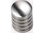 Laurey 26259 0.63 in. Brushed Satin Nickel Cylinder Knob Pack of 25