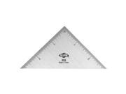 Alvin SS3 3 in. Triangle Stainless Steel Ruler