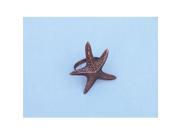 Handcrafted Model Ships NR 16 C Antique Copper Starfish Napkin Ring 3 in. Wedding Decor Decorative Accent