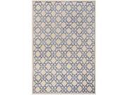 Safavieh MOS152A 4 4 x 6 ft. Small Rectangle Traditional Mosaic Cream Purple Hand Knotted Rug