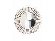 Elegant Lighting MR 3011G 51.25 x 2.25 x 51.25 in. Modern Silver Clear Mirror