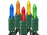 Queens of Christmas C 25M55M 6G Commercial Grade A Multicolor Mini Ice M5 LED Lights