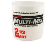 Leaktite 5M3 50 Multi Mix Mixing Container 2.5 Quart