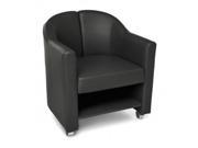 OFM 880 MDN Contour Series Mobile Club Chair Midnight