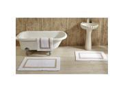 Better Trends BAHO2134WHSD Hotel Collection Bathrug White Sand 21 x 34 in. Set of 2