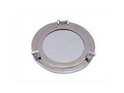 Handcrafted Model Ships MC 1963 12 CH M Deluxe Class Chrome Porthole Mirror 12 in. Decorative Accent