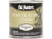 Old Masters 40816 0.5 Pint. Dark Mahogany Penetrating Stain