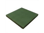 Rubber Cal Eco Safety Playground Surfacing Interlocking Flooring 1 Tile Green 20 x 20 x 2.5 in.