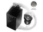 Westbrass ASB 07 Air Switch and Single Outlet Control Box Satin Nickel