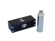 Handcrafted Model Ships FT 0224N Captains Chrome Spyglass Telescope 14 in. With Black Rosewood Box Decorative Accent