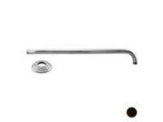 Westbrass D3703 1 12 .5 in. x 19 in. 90 Degrees Rain Shower Arm and Flange Oil Rubbed Bronze