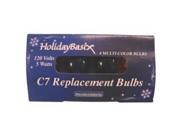 Holidaybasix U00Z302B C7 Multi Color Bulbs 120 Volt