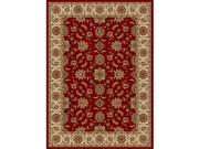 Radici 1592 1032 RED Como Rectangular Red Traditional Italy Area Rug 7 ft. 9 in. W x 11 ft. H