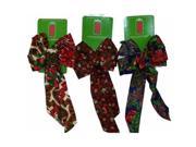 Bulk Savings 392209 Large Xmas Bows Assorted Case of 48