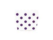 Dress My Cupcake DMC57242 Polka Dot Square Loaf Pan Purple