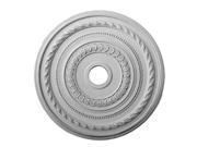 Ekena Millwork CM25CO 25.38 in. OD x 3.38 in. ID x 1.38 in. P Architectural Accents Cole Ceiling Medallion
