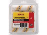 Whizz 64011 4 in. White Yellow Gold Stripe Roller 6 Pack