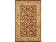 Safavieh GJ250E 212 2 ft. 3 in. x 12 ft. Runner Traditional Golden Jaipur Rust And Green Hand Tufted Rug