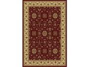 IMS 21130391001030 7 ft. x 9 ft. SUPERIOR QUALITY QUALITY AREA RUG CLASSIC COLLECTION BURGUNDY