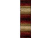 Orian Rugs 1622 Wild Weave London Rouge Area Rug Red 5.25 x 7.5 ft.