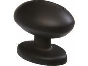 Stanley Hardware S805127 1.34 in. Oil Rubbed Bronze Egg Shaped Knob