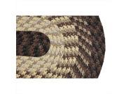 Better Trends BRAL2030CH Alpine Braided Rug Chocolate 20 in.