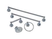 Mintcraft Signature L5000 CH Bath Accessories Chrome 5 Piece