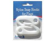 Annin Flagmakers 802721 Flag Nylon Snap Hook 2 Pack