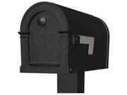 Solar Group PM000B01 Lincoln Decorative T1 Plastic Mailbox Black