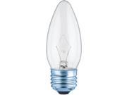 Westinghouse 03476 25W Clear Torpedo Light Bulb 2 Pack