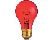 Satco Products S6080 25W Incandescent Light Bulb Red Pack Of 12