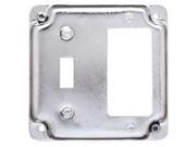 Raco 814C Square Single Toggle Ground Fault Interrupter Box Cover 4 in.