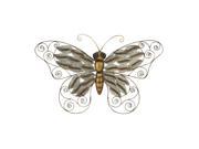 Benzara 58574 Beautifully Designed Metal Butterfly