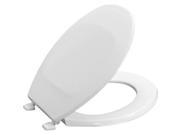 Beneke Ts9B Economy Plastic Closed Elongated Bone Toilet Seat With Cover Pack of 3