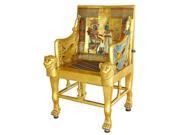 Unicorn Studios WU70259VA The Golden Throne of Tutankhamen King Tut Egyptian Chair