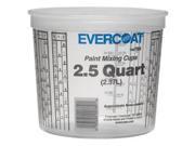 Fibre Glass Evercoat FIB 789 2.5 Quarts Paint Mixing Cups